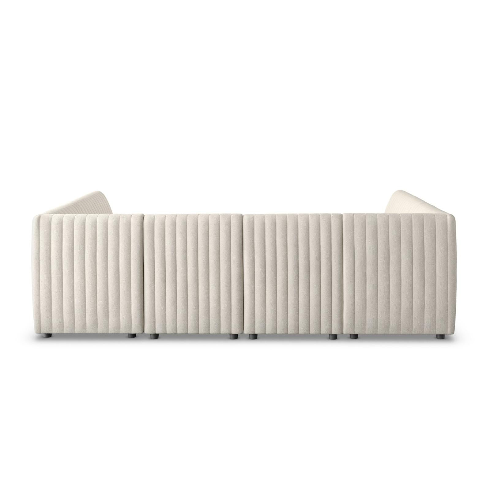 Four Hands Augustine Dining Banquette U Shape