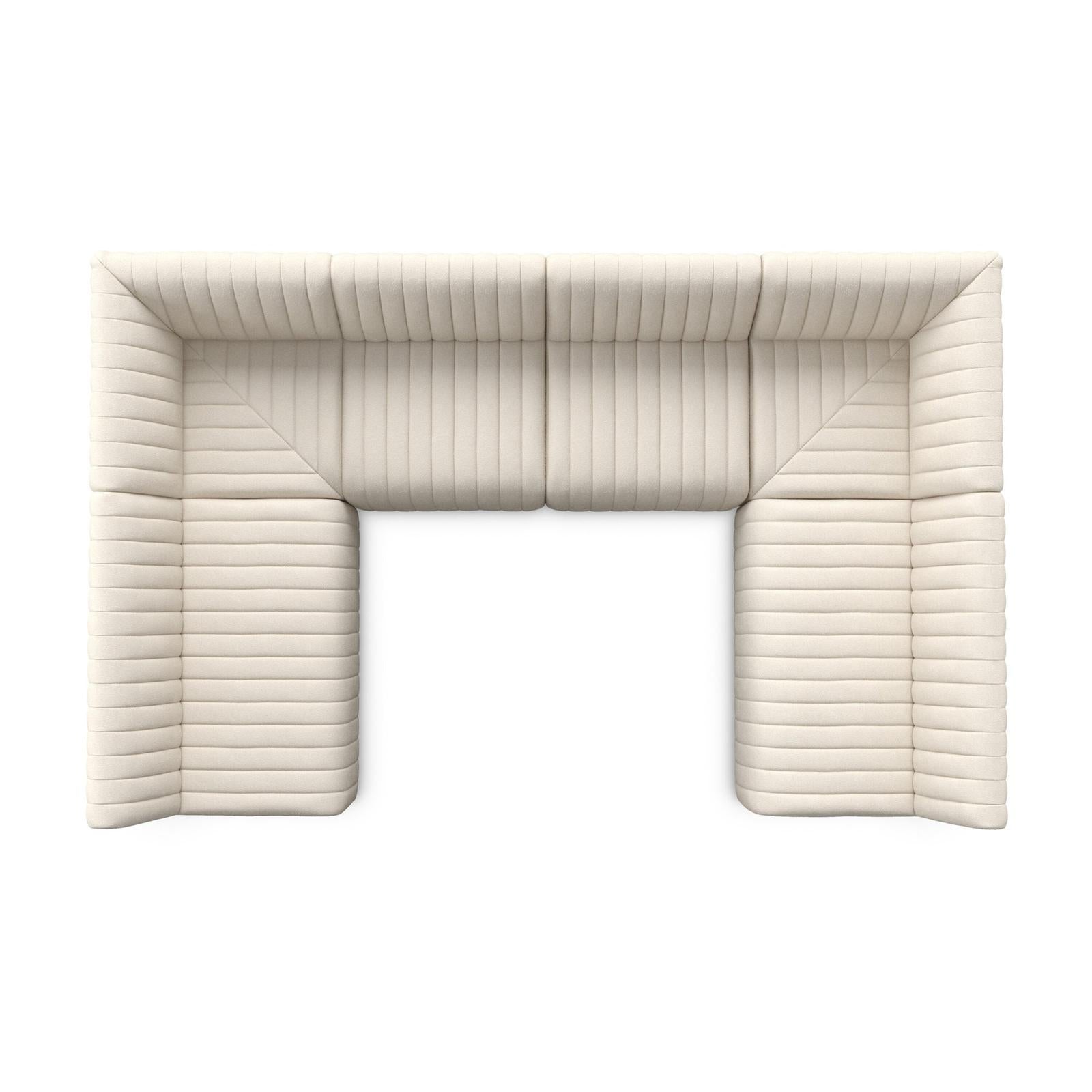 Four Hands Augustine Dining Banquette U Shape