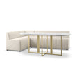 Four Hands Augustine Dining Banquette L-Shape 100
