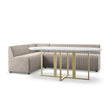 Four Hands Augustine Dining Banquette L-Shape 100