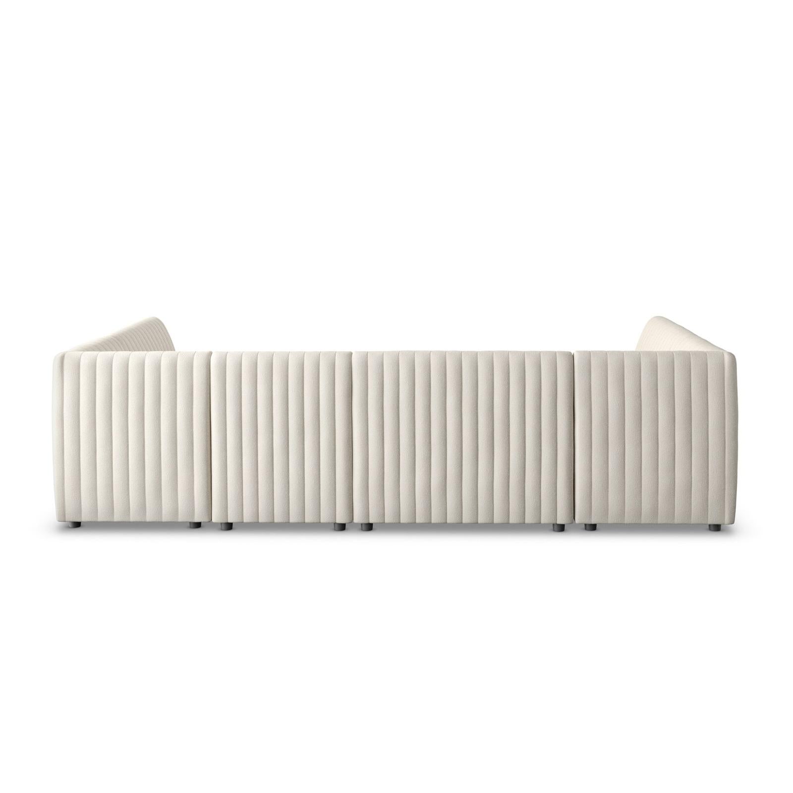 Four Hands Augustine Dining Banquette U Shape