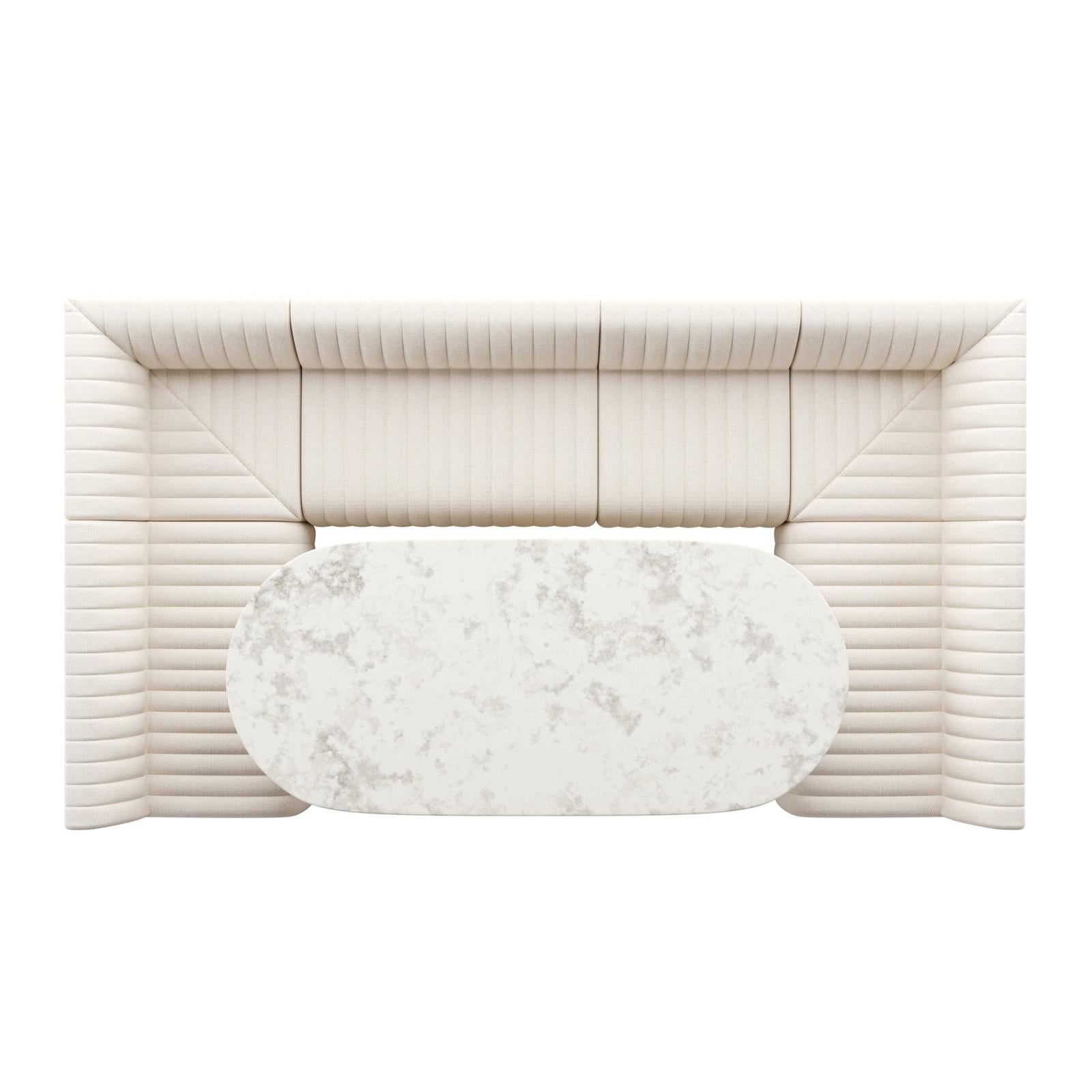 Four Hands Augustine Dining Banquette U Shape