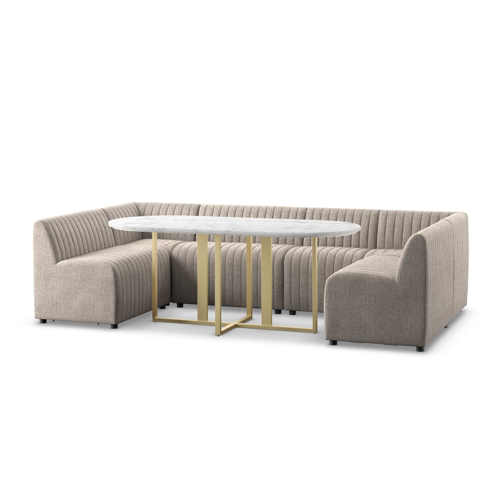 Four Hands Augustine Dining Banquette U Shape