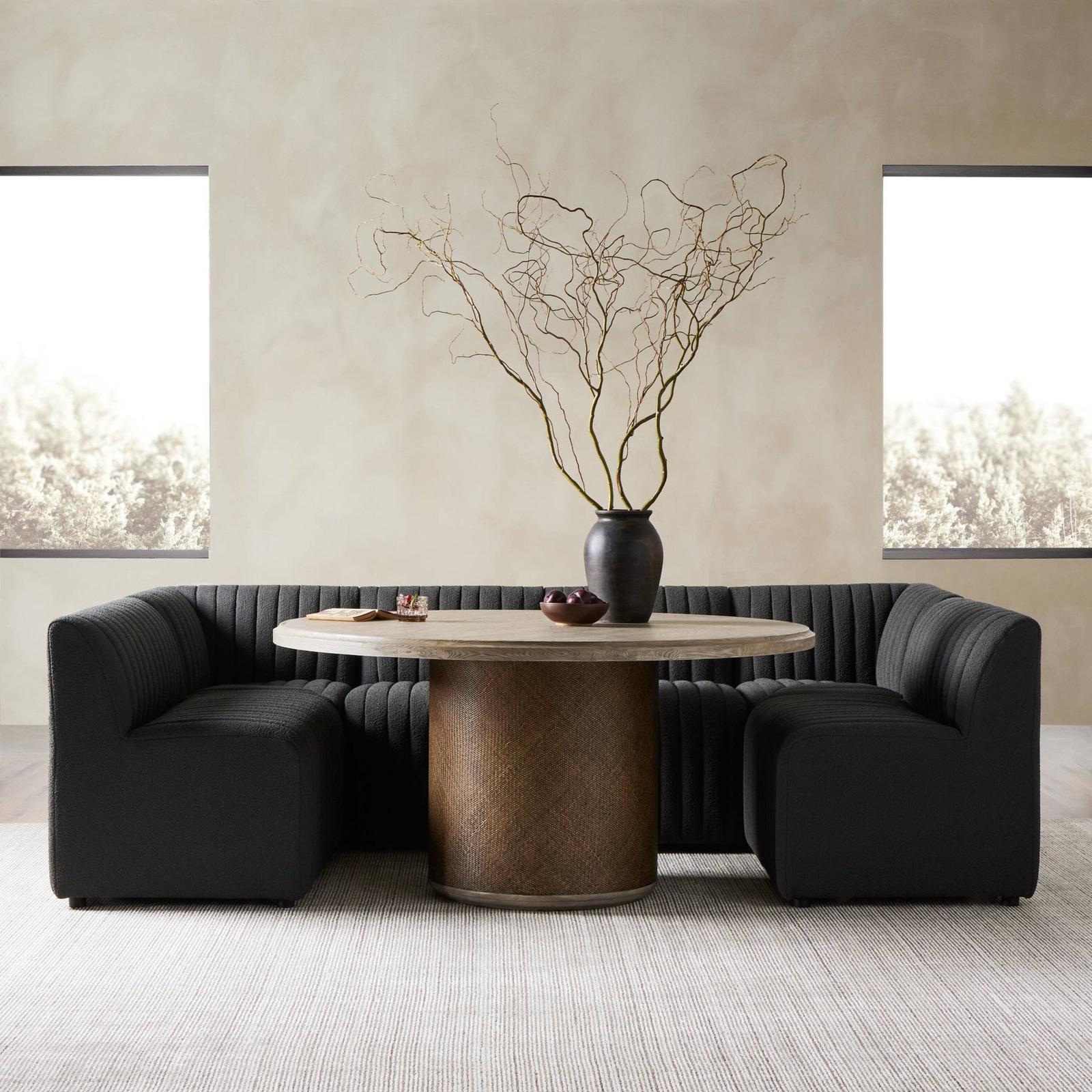 Four Hands Augustine Dining Banquette U Shape