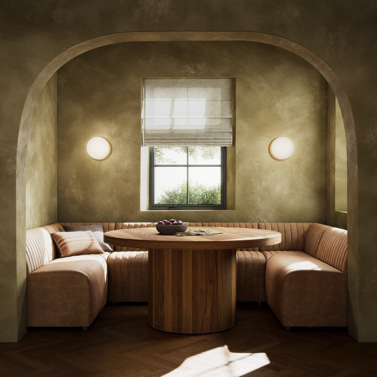 Four Hands Augustine Dining Banquette U Shape