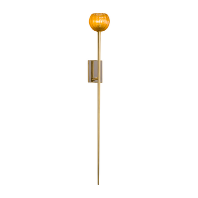 Corbett Merlin 1 Light Gold Leaf Wall Sconce Wall Light Clearance