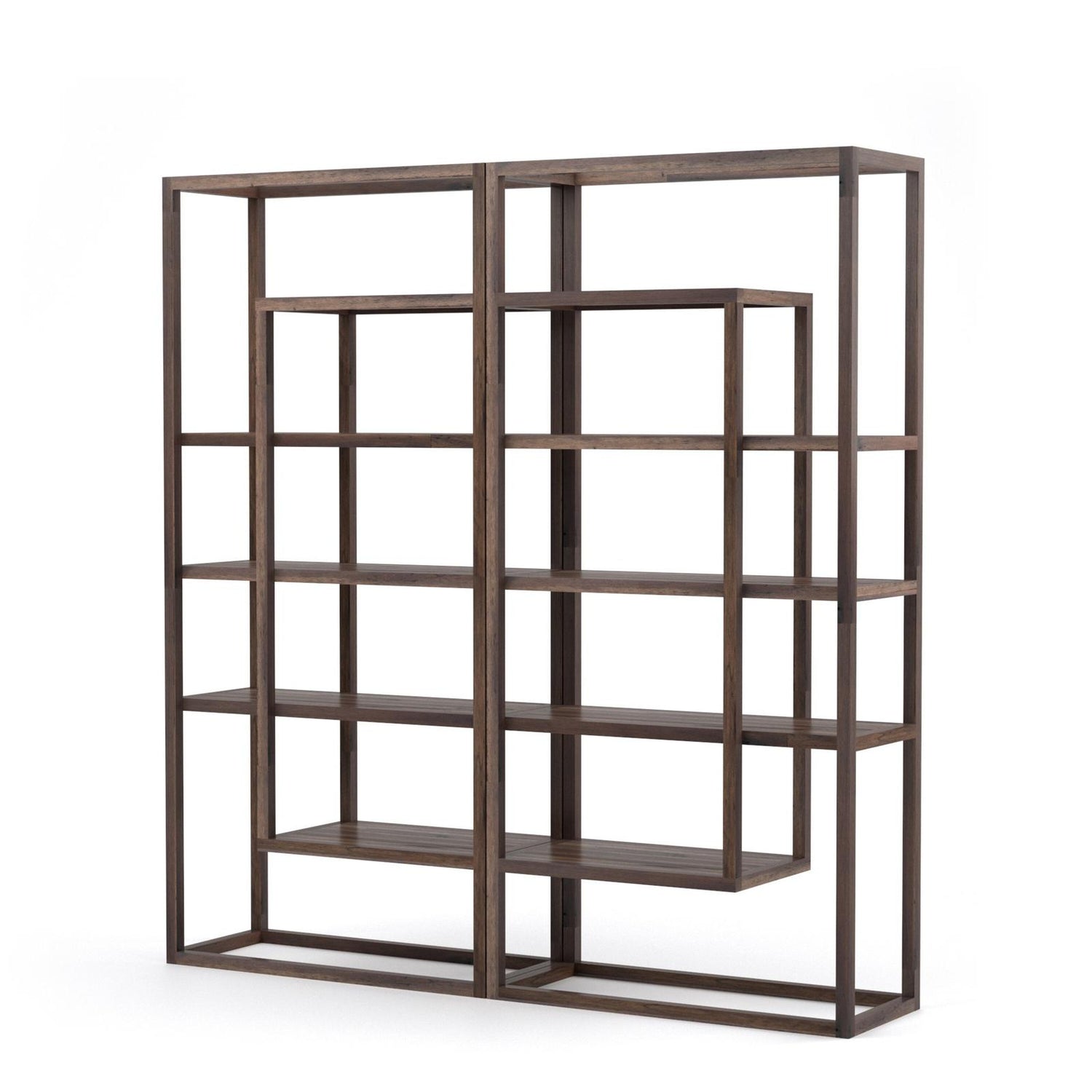 Four Hands Waylon Double Bookshelf