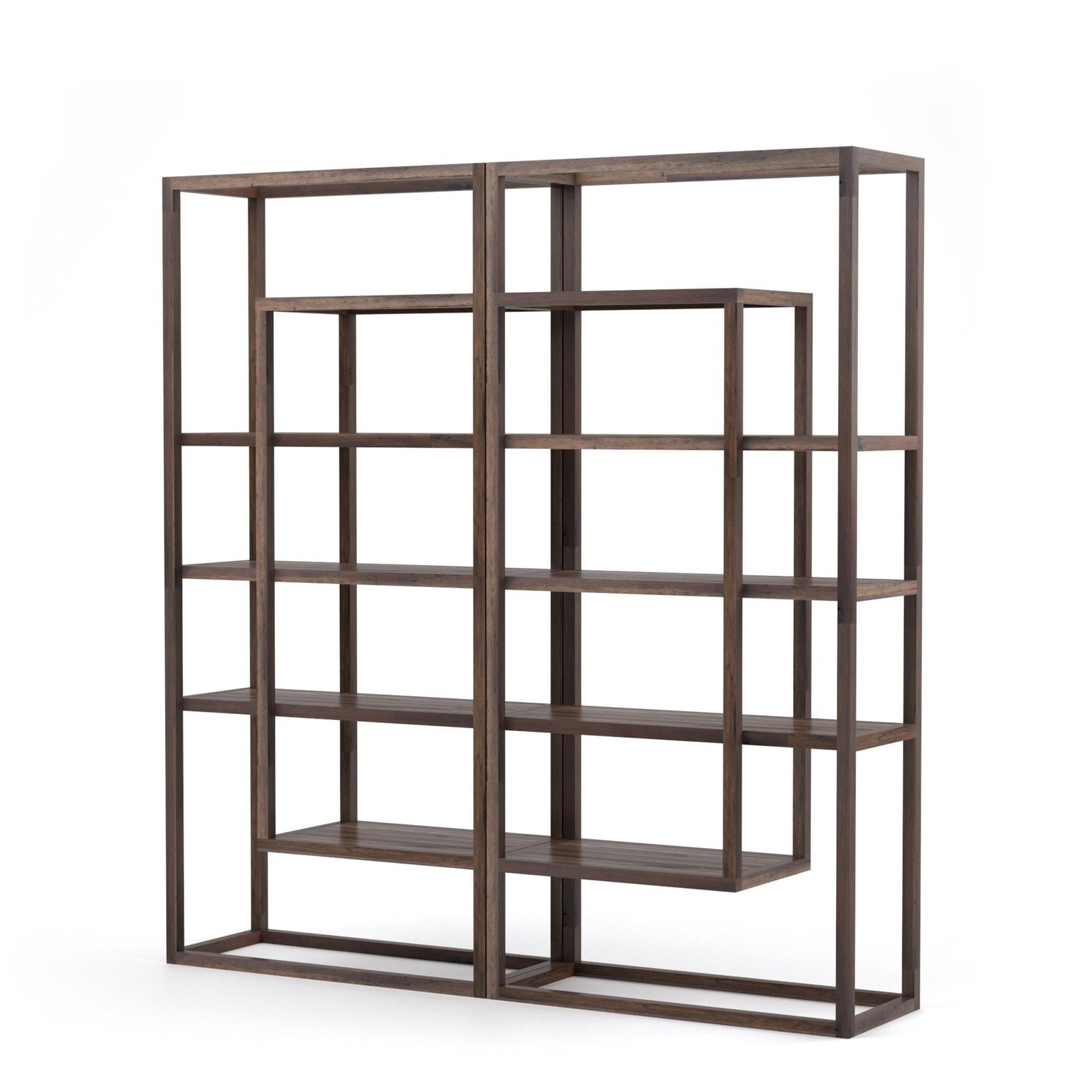Four Hands Waylon Double Bookshelf