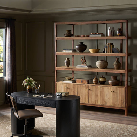 Four Hands Reza Wide Bookcase