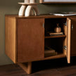 Posada Media Console-Amber Oak
