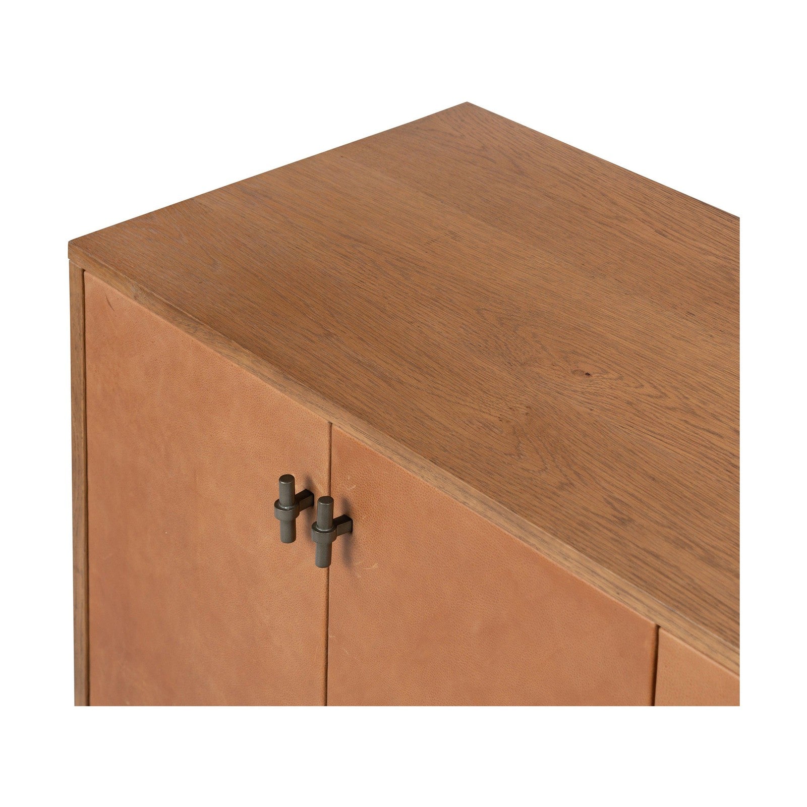 Posada Media Console-Amber Oak