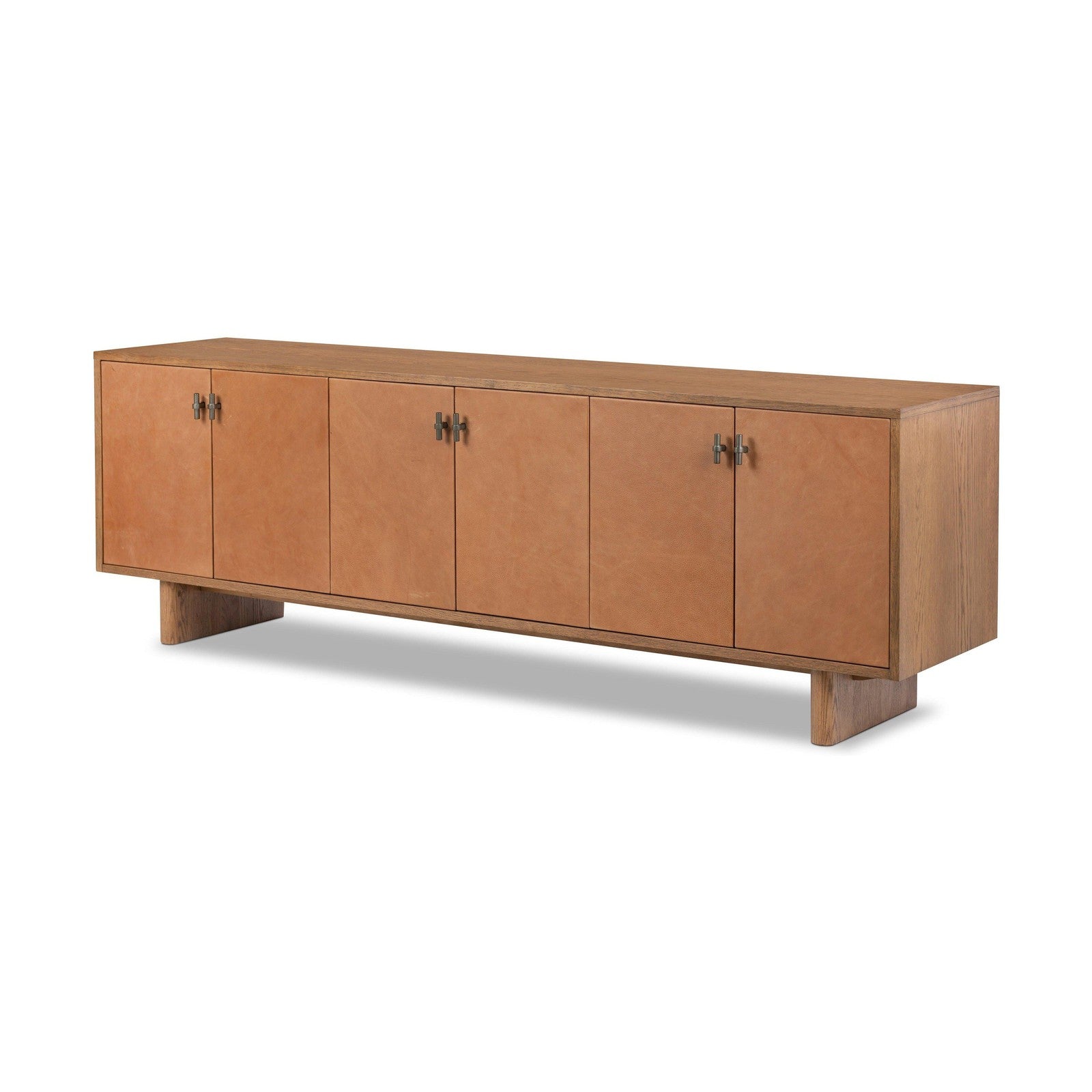 Posada Media Console-Amber Oak