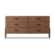 Halston 6 Drawer Dresser-Terra Brown Ash