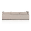Four Hands Stevie 4 PC Sectional with Ottoman