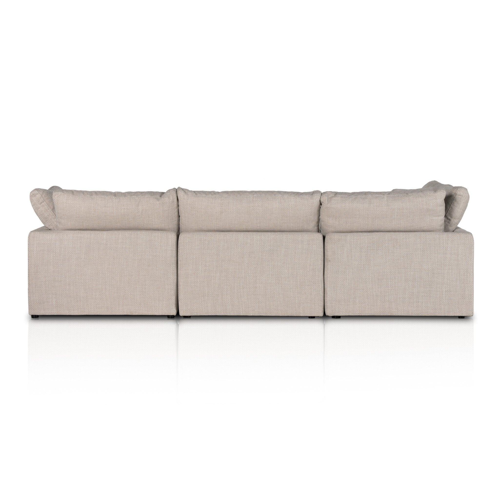 Four Hands Stevie 4 PC Sectional with Ottoman