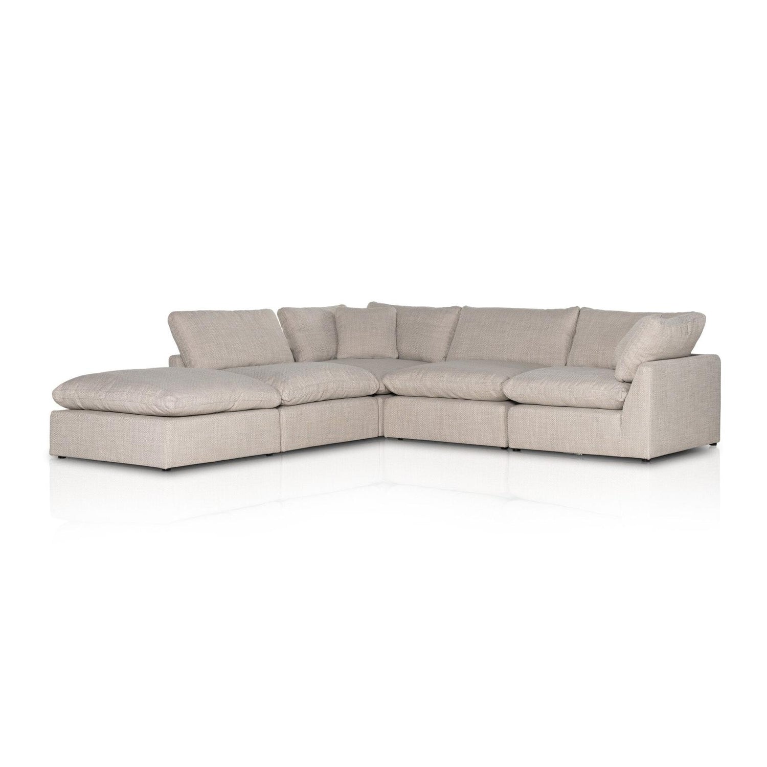 Four Hands Stevie 4-Piece Sectional W/ Ottoman
