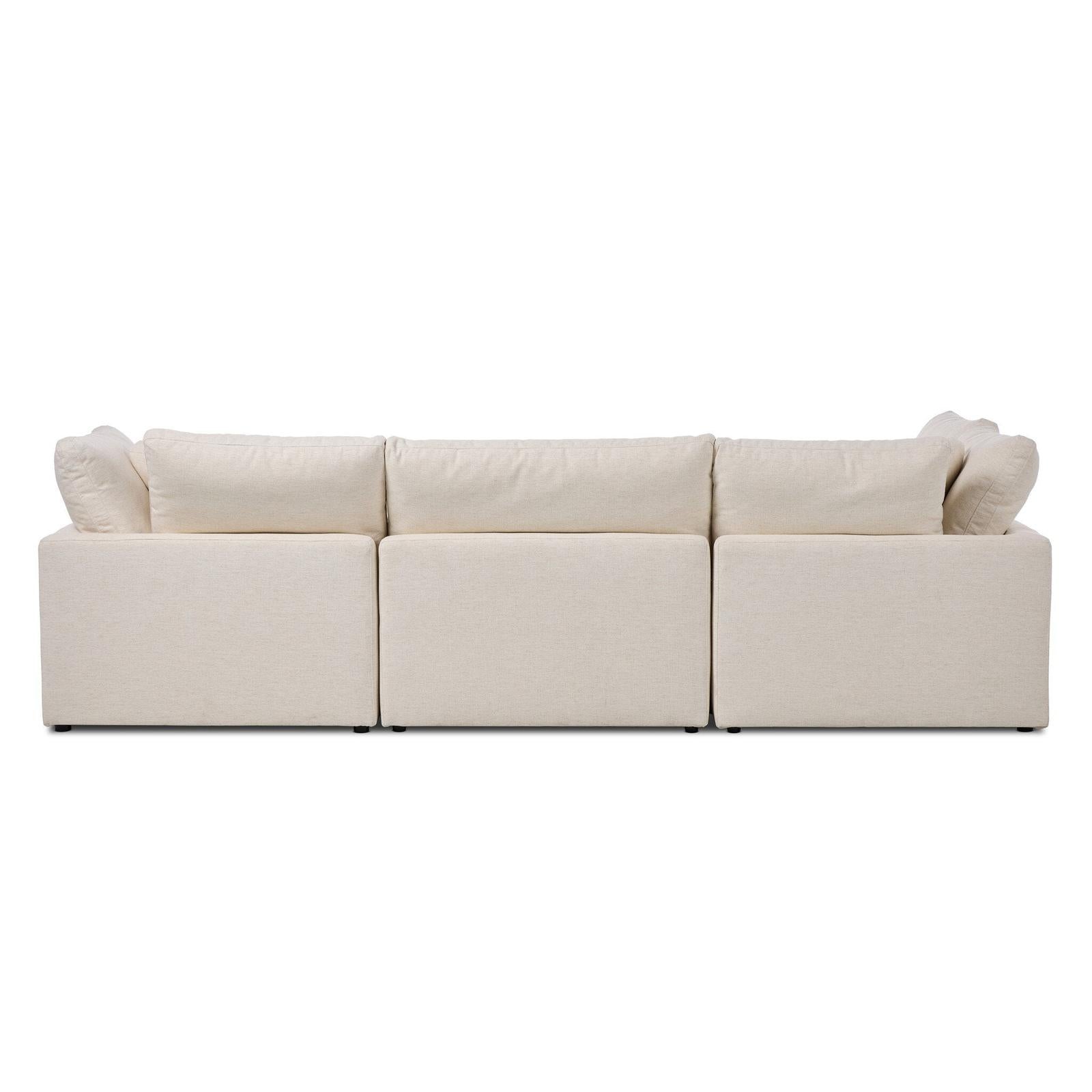 Stevie 4-Piece Sectional W/ Ottoman