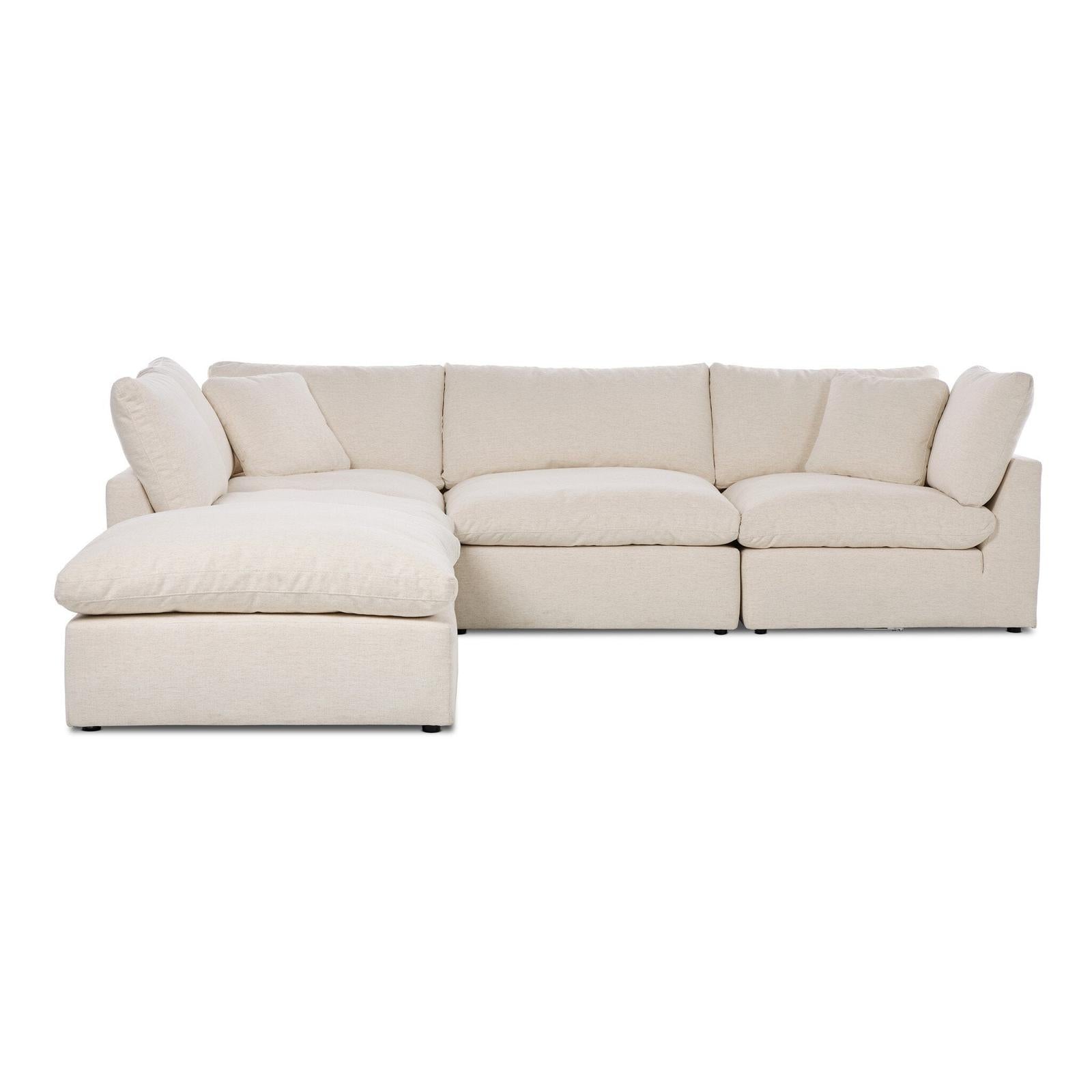 Stevie 4-Piece Sectional W/ Ottoman