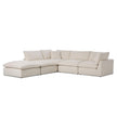Stevie 4-Piece Sectional W/ Ottoman