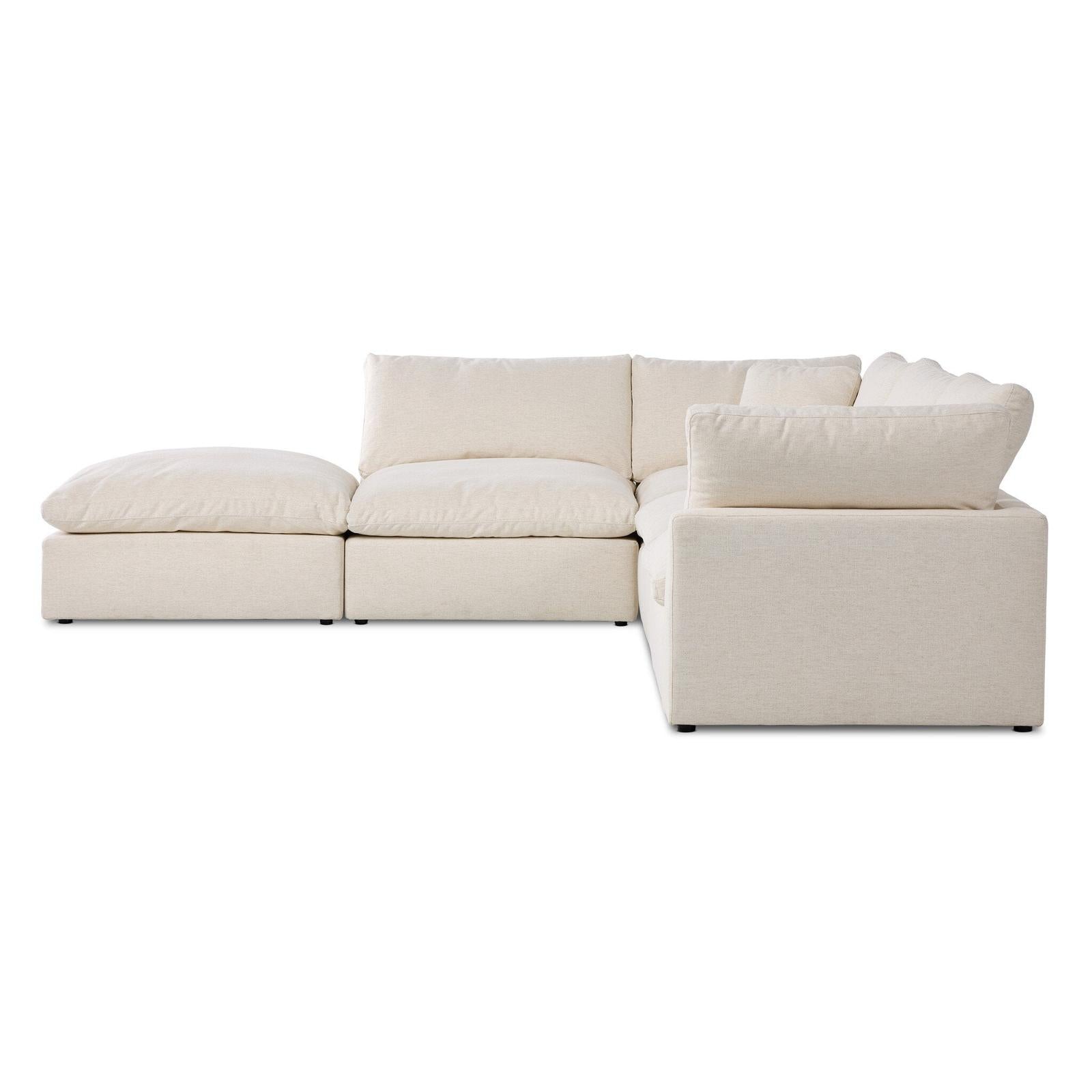 Stevie 4-Piece Sectional W/ Ottoman