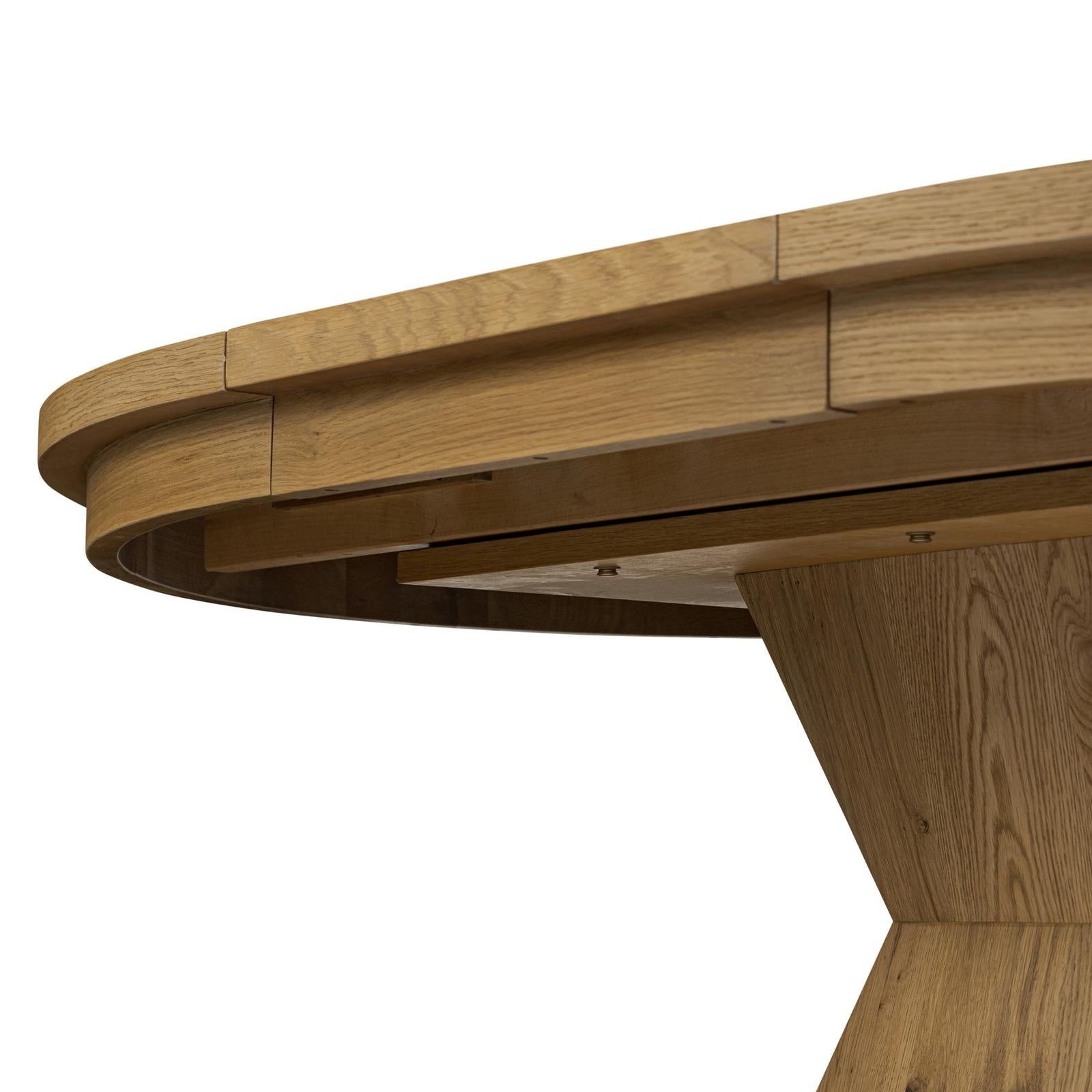 Four Hands Leif Round Extension Dining Table 60