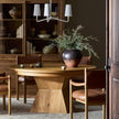 Four Hands Leif Round Extension Dining Table 60