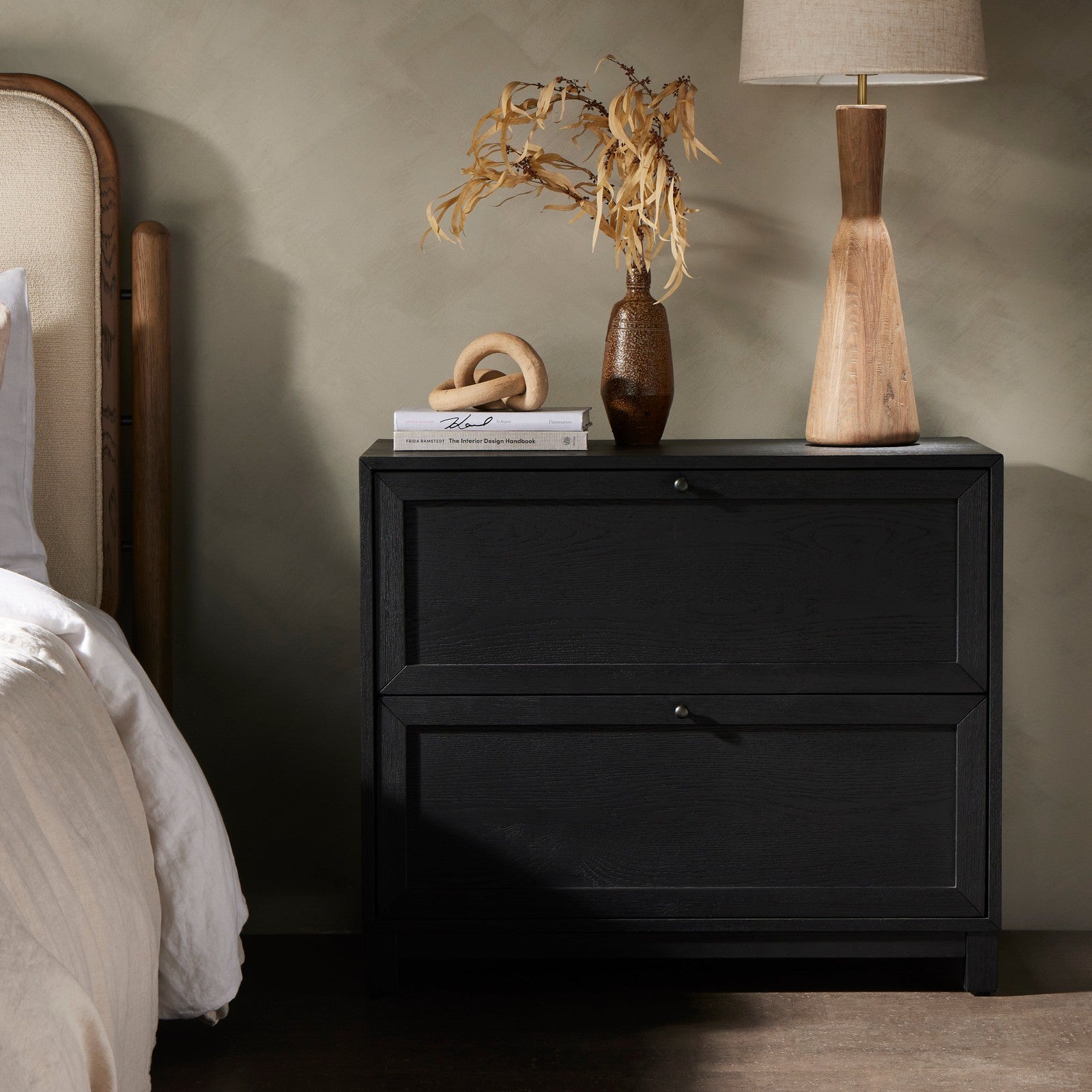 Millie Nightstand-Drifted Matte Black