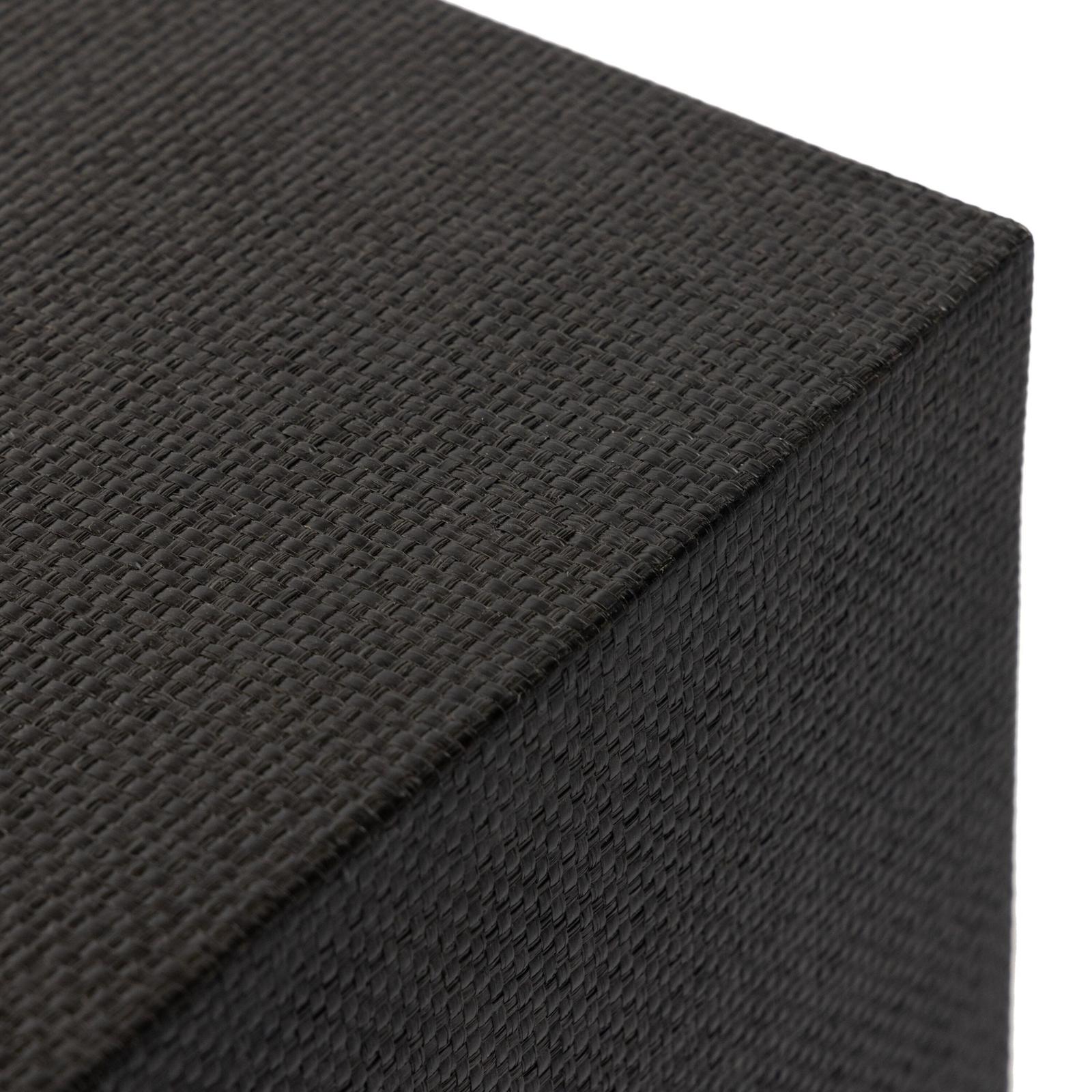 Fiona 6 Drawer Dresser-Black Raffia