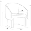 Sunpan Lauryn Lounge Chair New