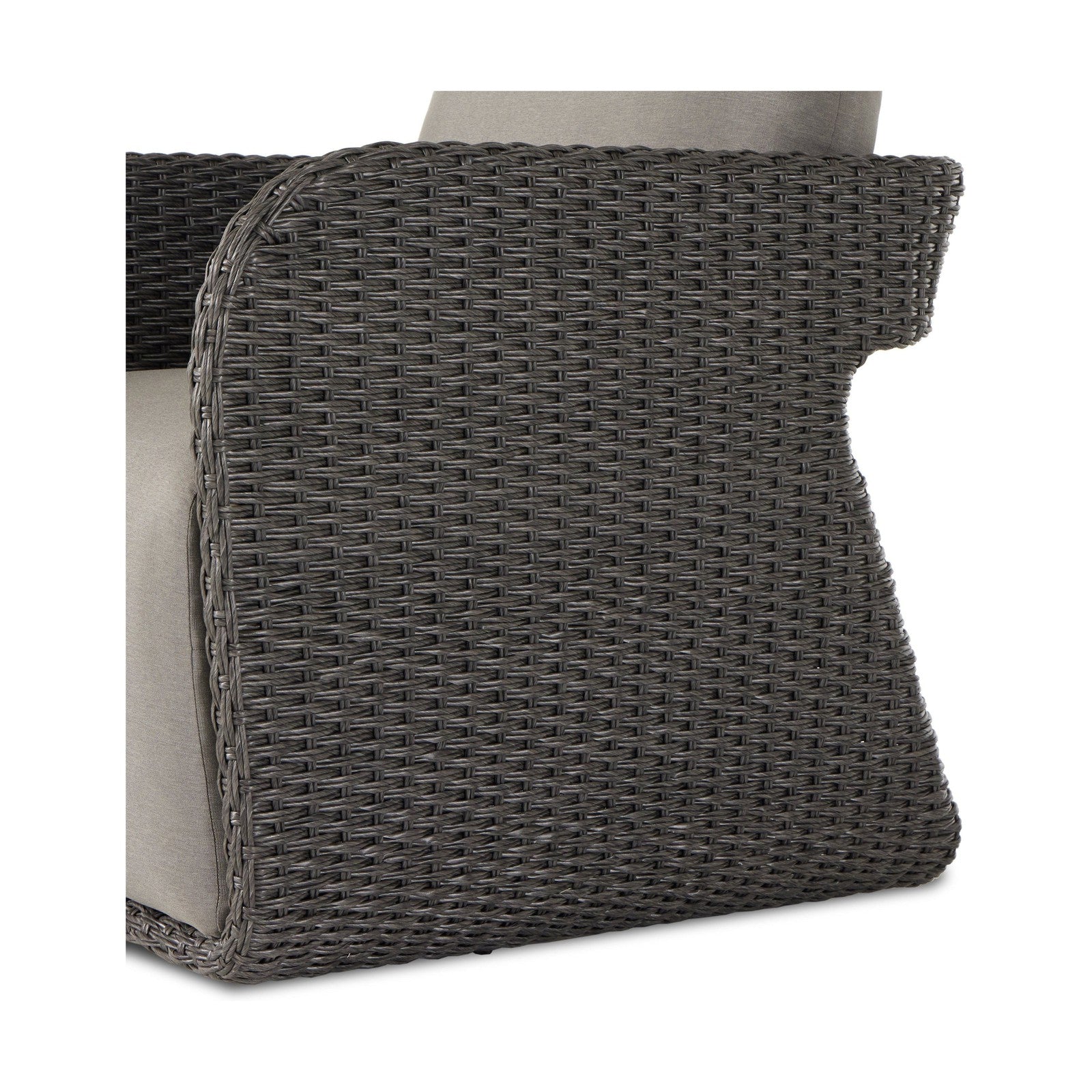 Geneva Outdr Swivel Chair-Vntg Coal