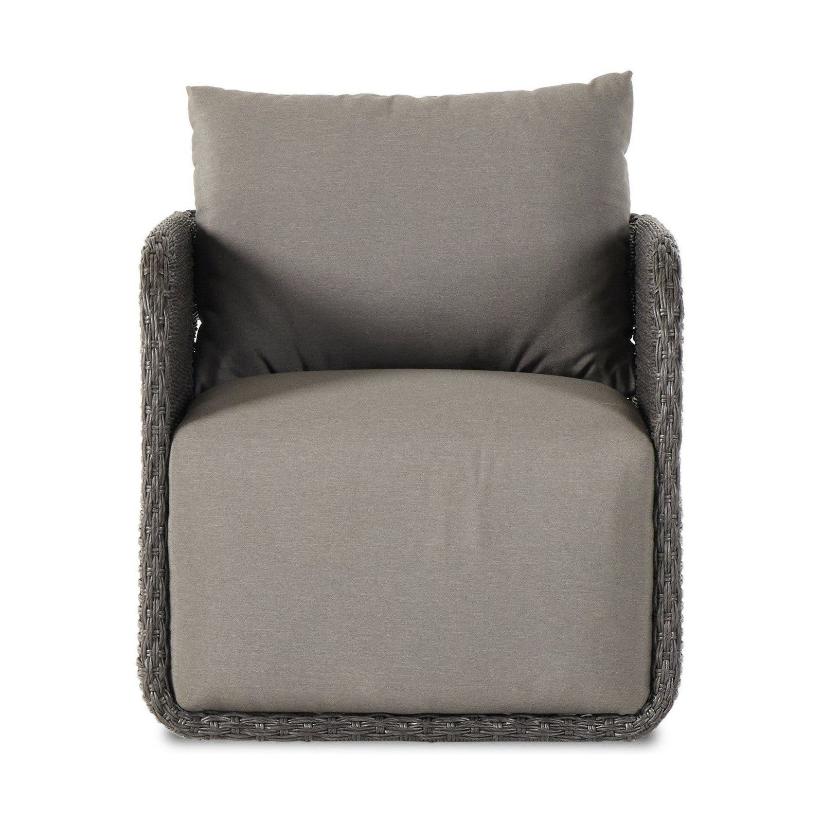 Geneva Outdr Swivel Chair-Vntg Coal