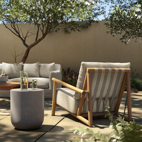 Cardiff Outdoor Chair-Faye Sand