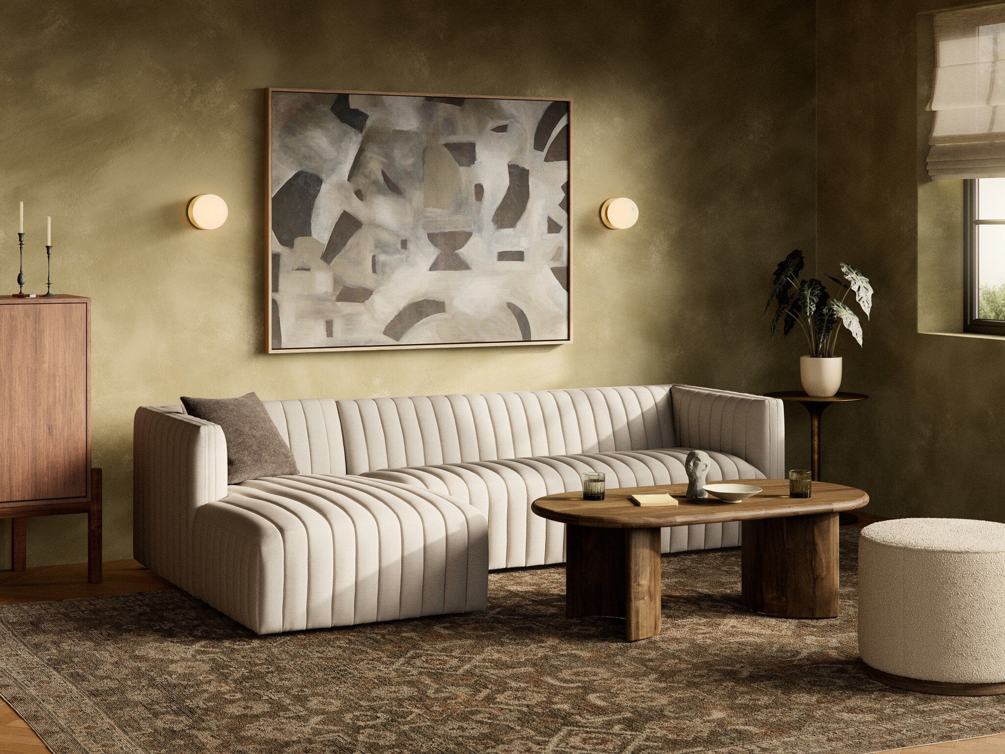 Four Hands Augustine 2-Piece Sectional Left Chaise 105