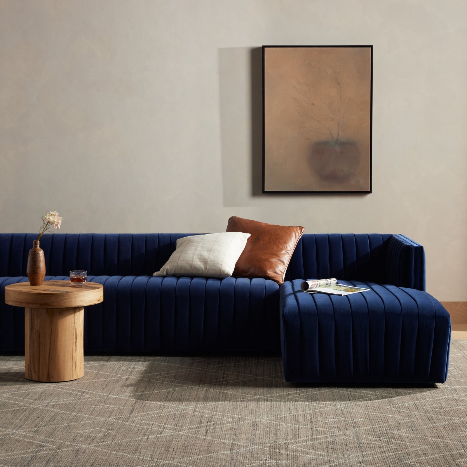 Four Hands Augustine 2-Piece Sectional Right Chaise 126