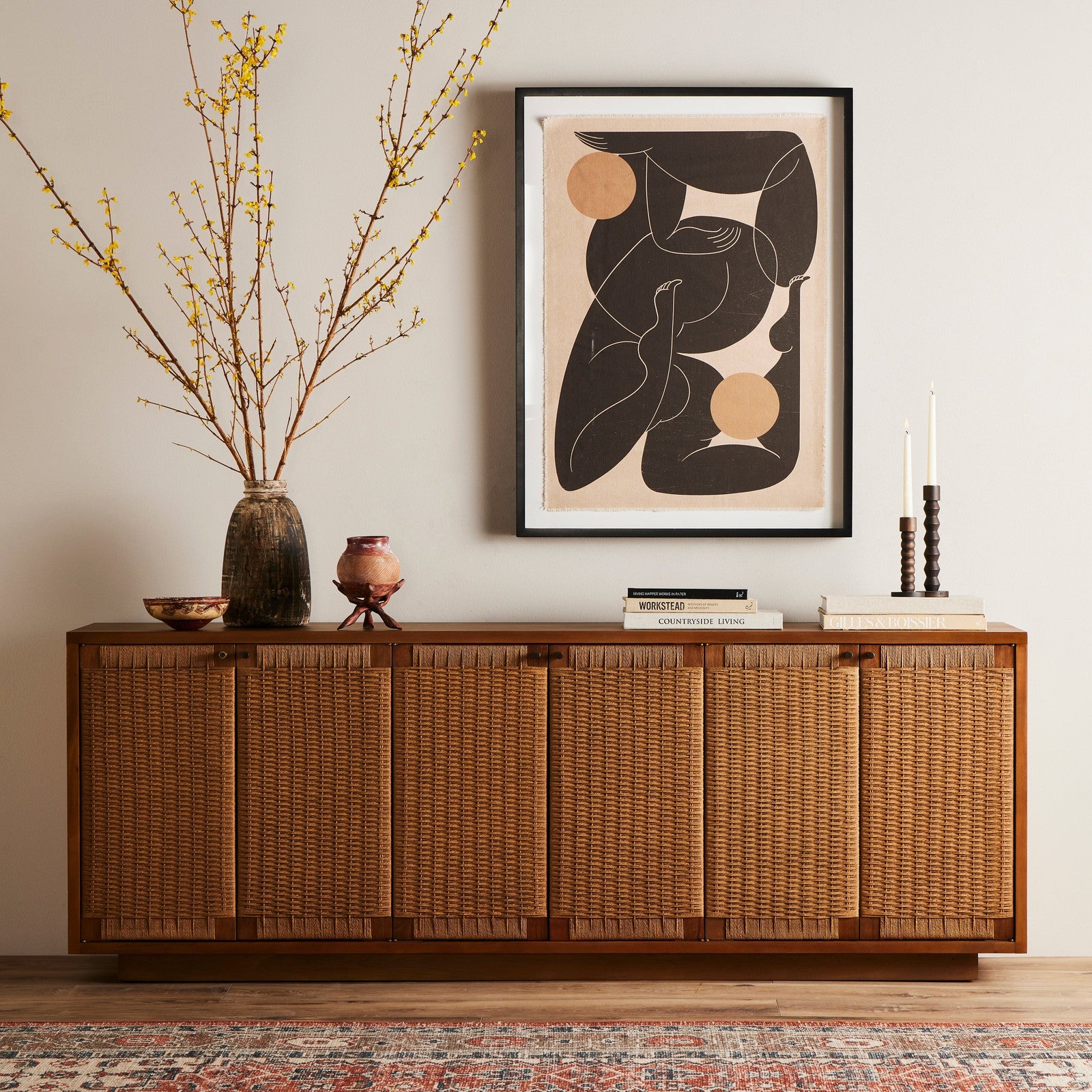 Macklin Sideboard-Light Mahogany Veneer