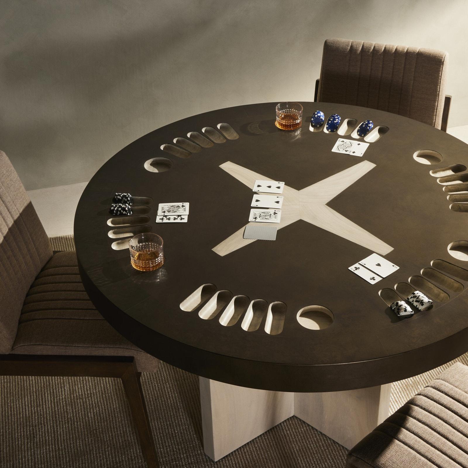 Four Hands Poker Table EOL