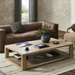 Thomas Coffee Table-Bleached Oak Solid