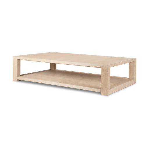 Thomas Coffee Table-Bleached Oak Solid