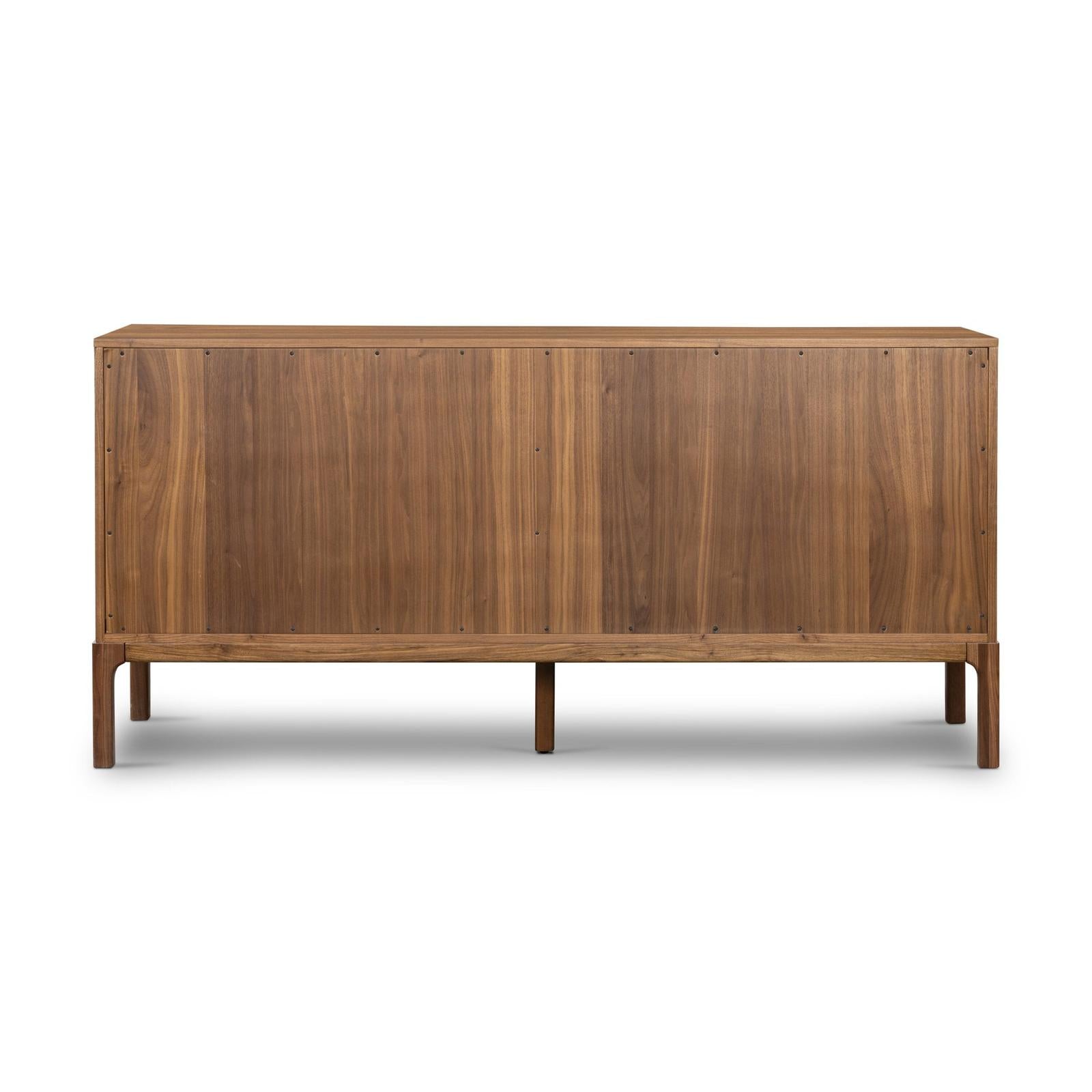 Arturo 6 Drawer Dresser-Natural Walnut