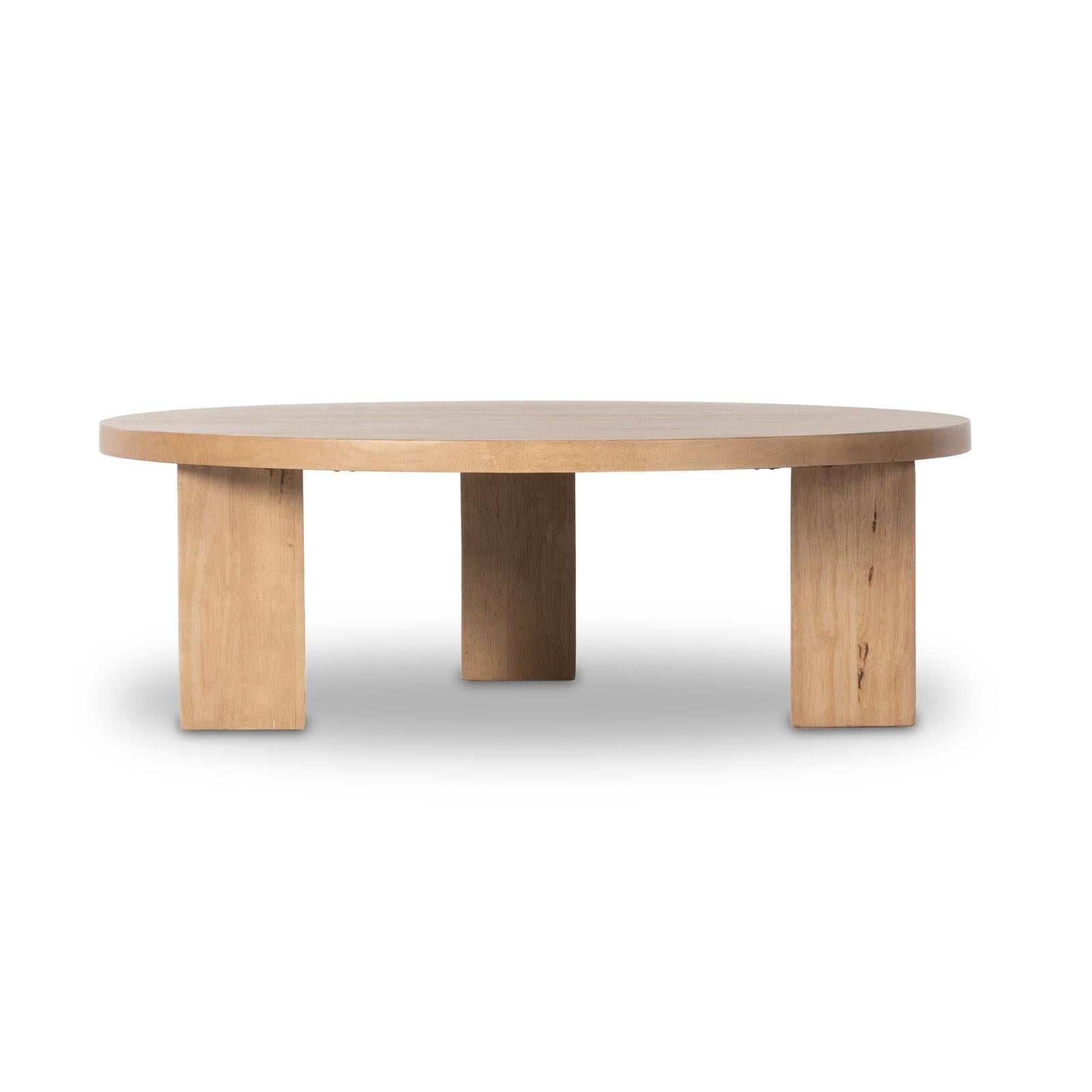 Four Hands Mesa Round Coffee Table