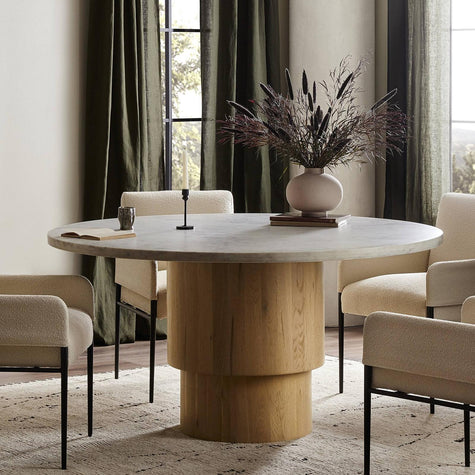 Four Hands Mariah Round Dining Table 60