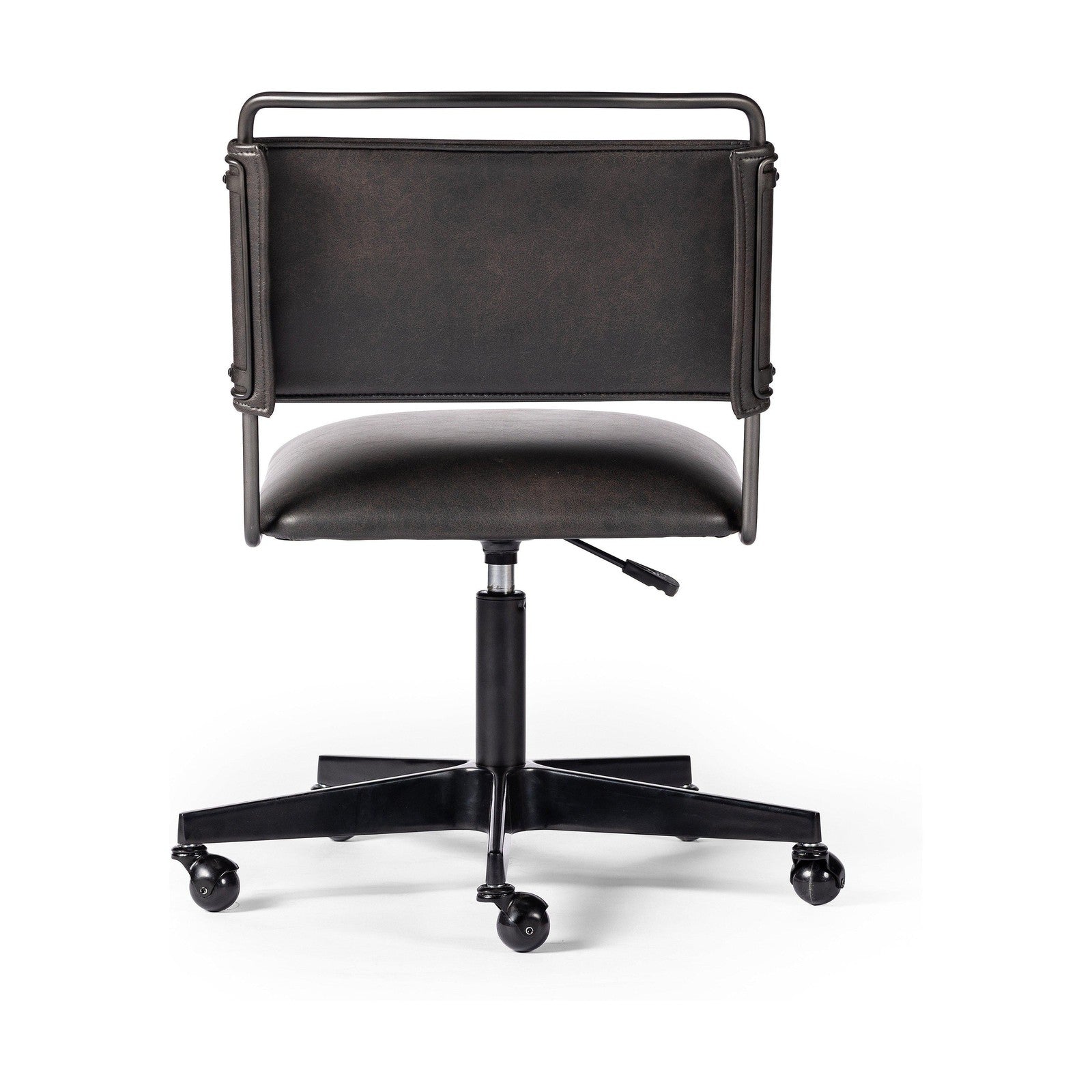 Wharton Desk Chair-Distressed Black