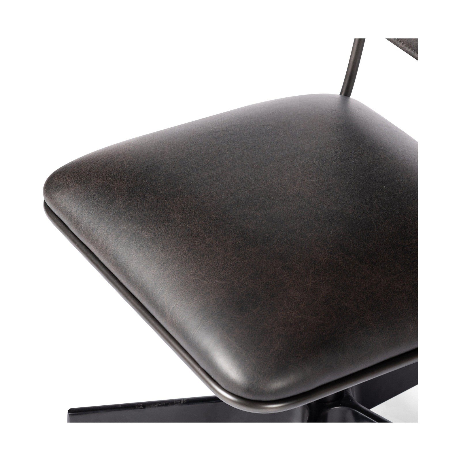 Wharton Desk Chair-Distressed Black