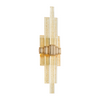 Corbett Viola 1 Light Gold Leaf Wall Sconce Wall Light Clearance