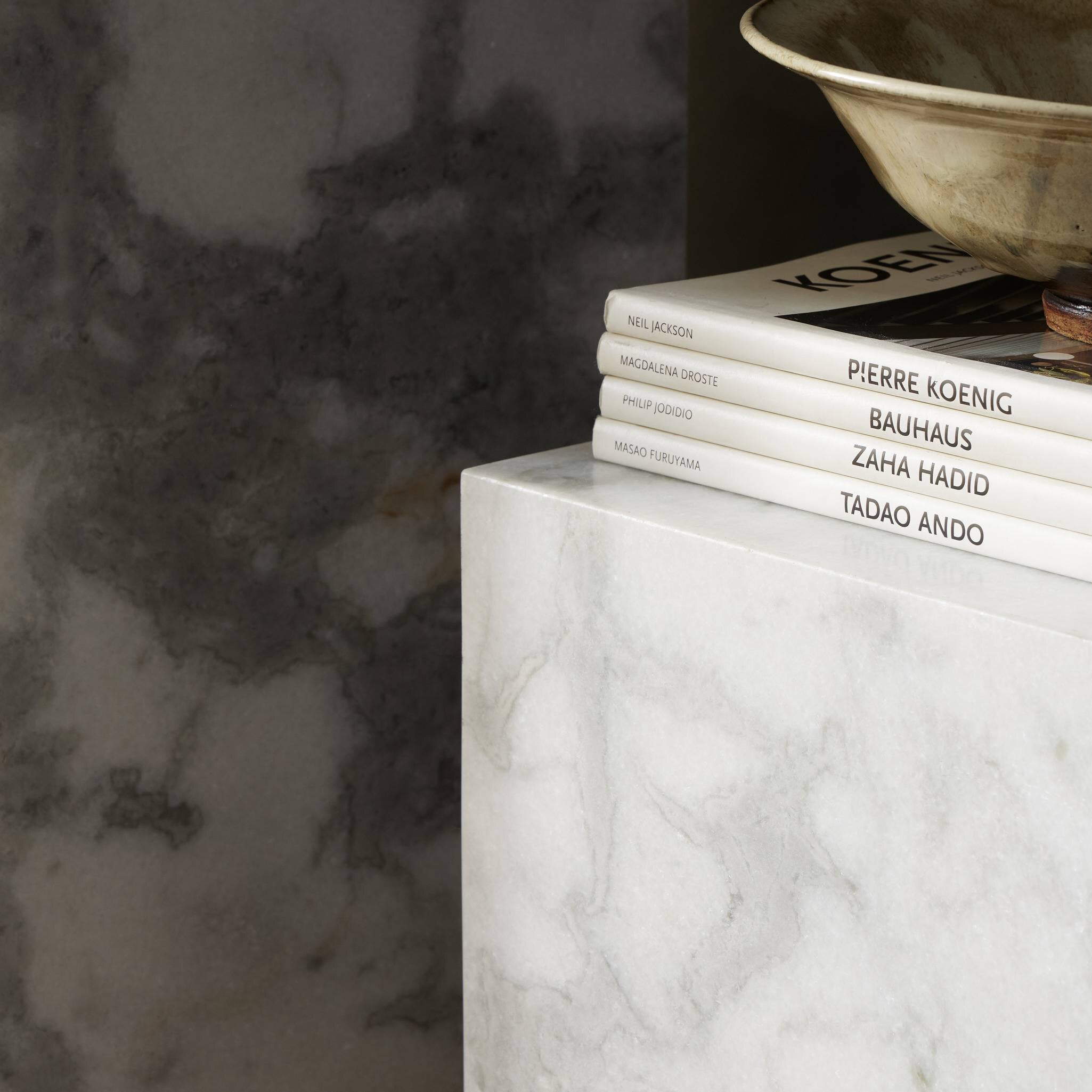 Four Hands Modern Marble Pedestal