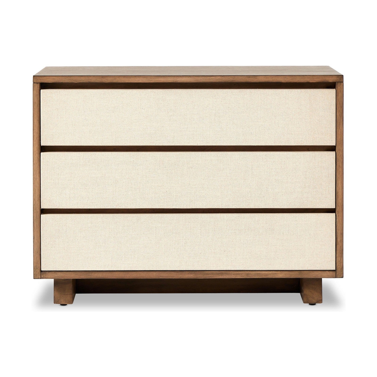 Grove Nightstand-Beige Painted Linen