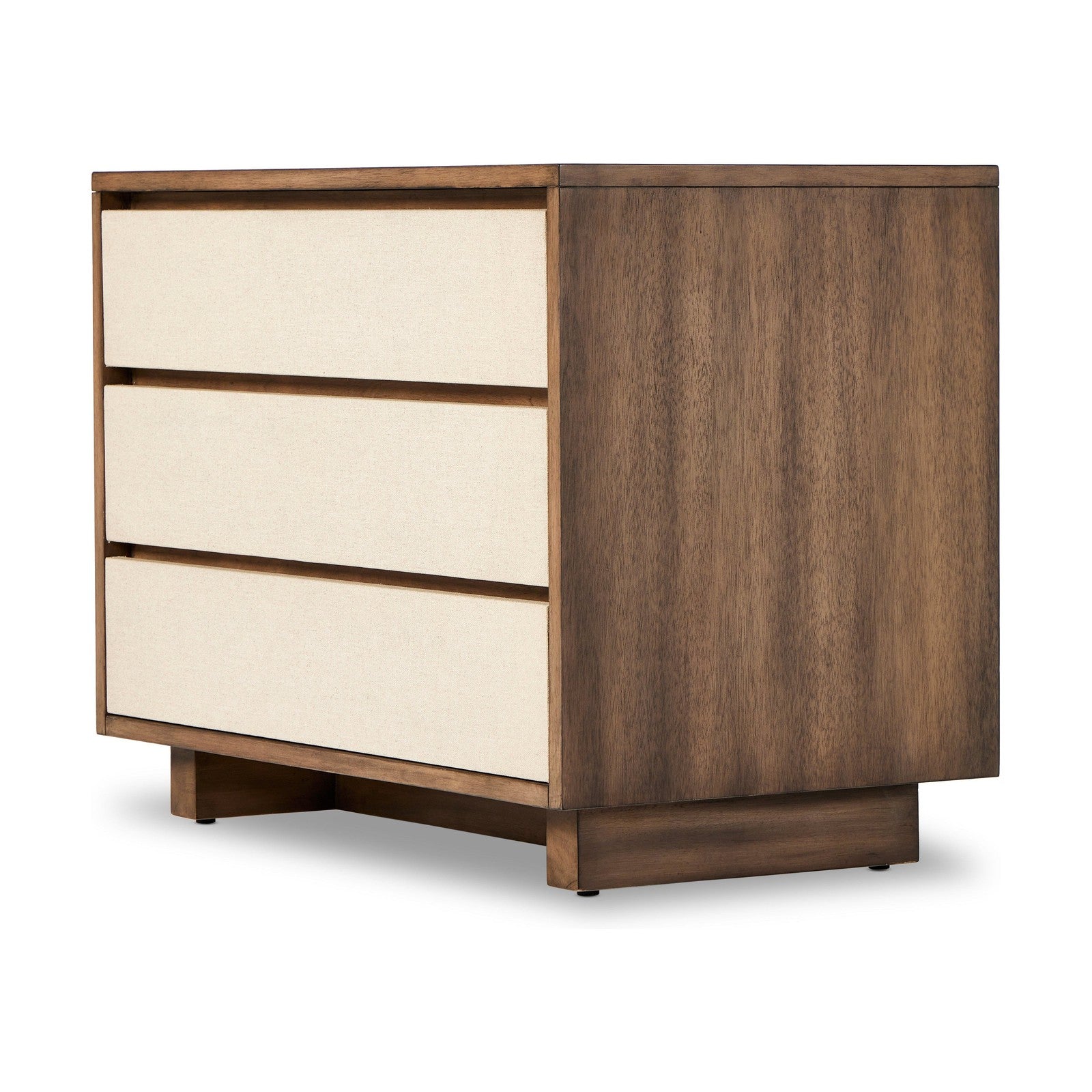 Grove Nightstand-Beige Painted Linen