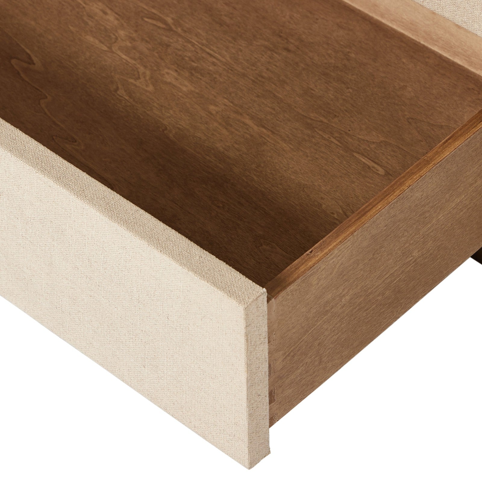 Grove Nightstand-Beige Painted Linen