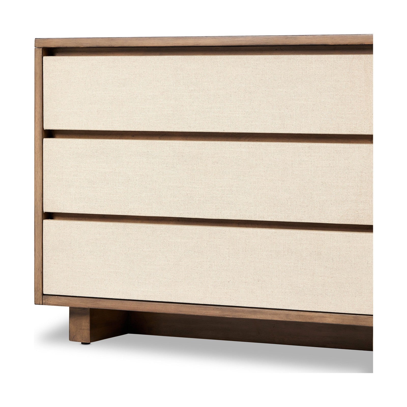 Grove Nightstand-Beige Painted Linen