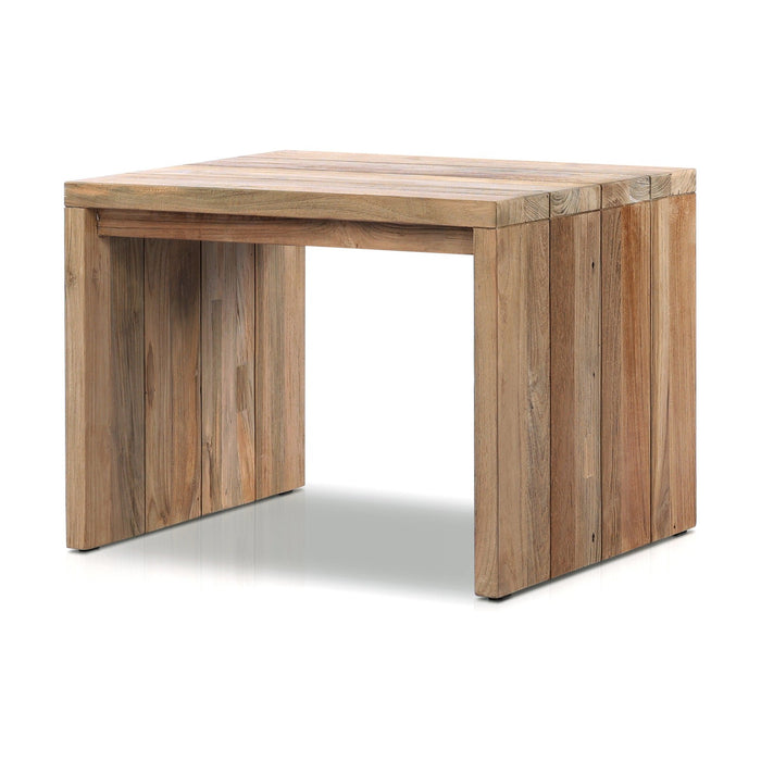 Gilroy Outdoor End Table-Reclaimed Ntrl
